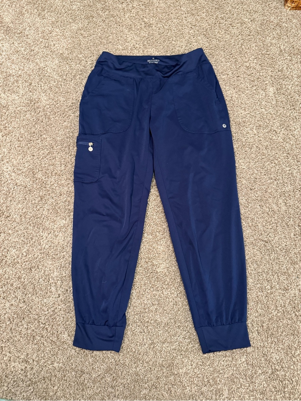 Beyond‎ Scrubs Navy Blue Scrub Jogger Scrubs